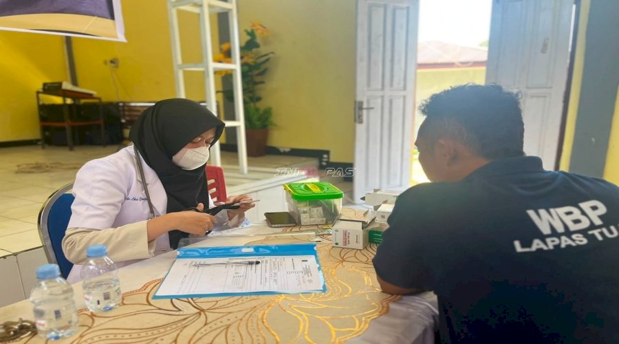 Peduli Kesehatan Warga Binaan, Lapas Tual Gelar Skrining dan Pemeriksaan Medis Menyeluruh