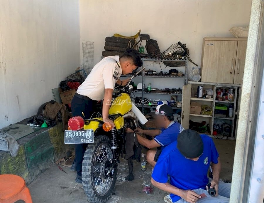 Bengkel Body Repair Lapas Narkotika Karang Intan Bekali Warga Binaan Keterampilan Otomotif
