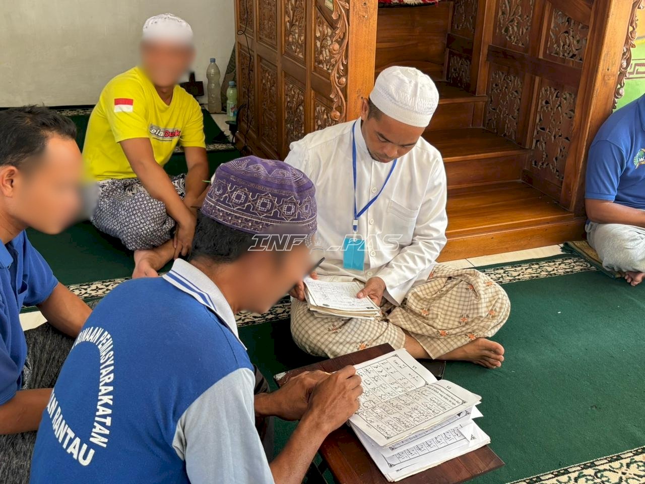 Rutan Rantau Perkuat Pembinaan Keagamaan lewat Program Mengaji bersama Kemenag Tapin