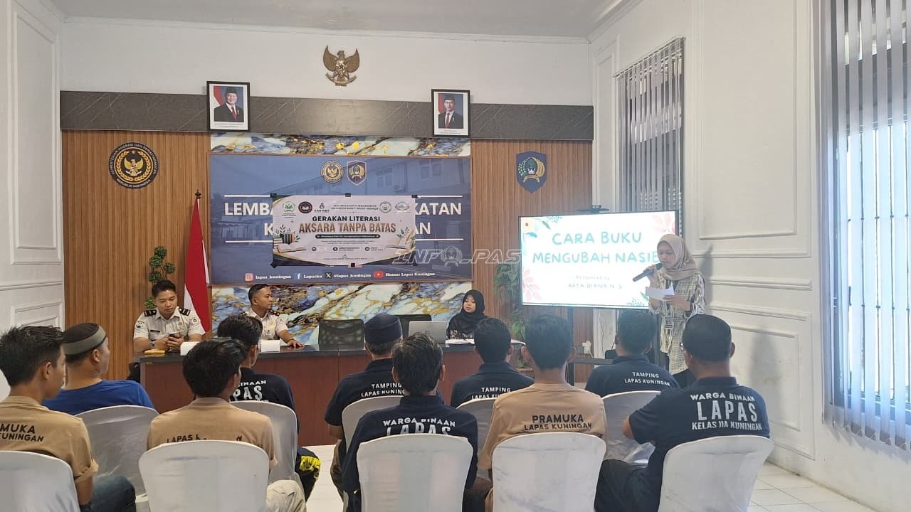 Lapas Kuningan Tumbuhkan Budaya Membaca melalui Gerakan Literasi 'Aksara Tanpa Batas'