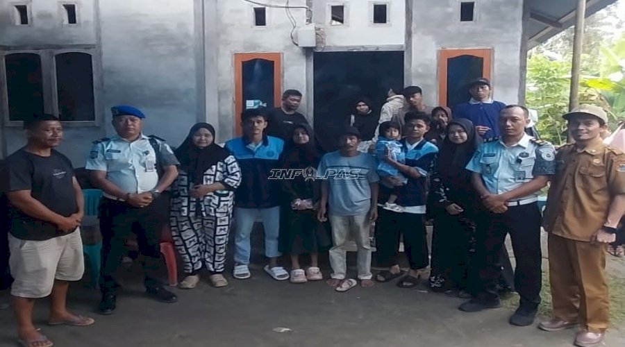 Penuhi Hak Kemanusiaan, Lapas Luwuk Fasilitasi Warga Binaan Hadiri Pemakaman Orang Tua