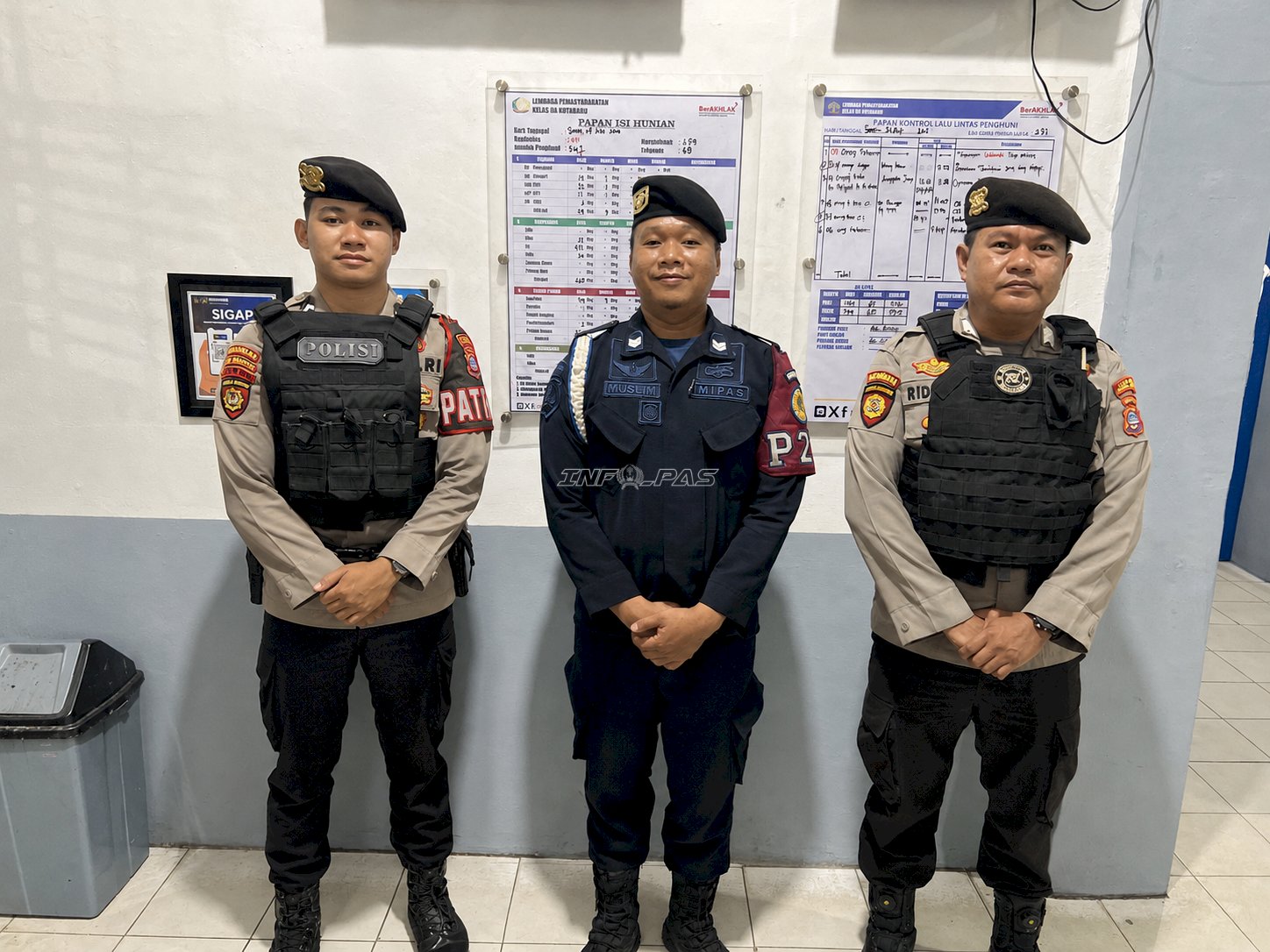 Perkuat Deteksi Dini, Lapas Kotabaru Terima Sambang Polres pada Jam Rawan