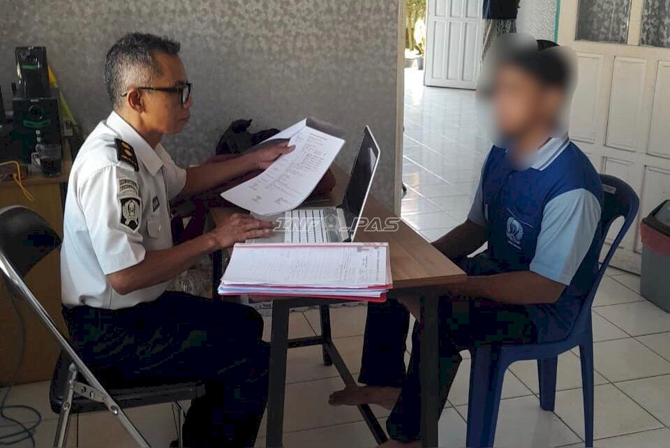 Menuju Pembebasan Bersyarat, PK Bapas Amuntai Uji Kesiapan Warga Binaan lewat Asesmen Risiko