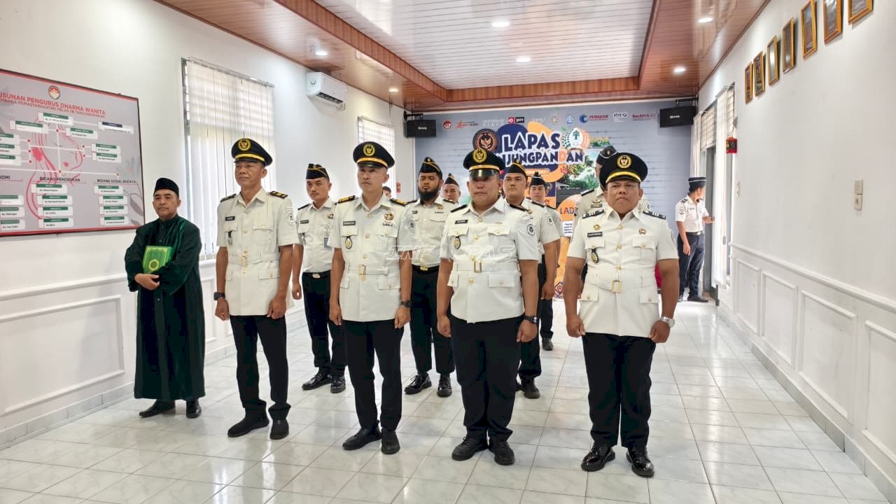 Lima Pejabat Lapas Tanjungpandan Dilantik, Perkuat Kinerja Pemasyarakatan