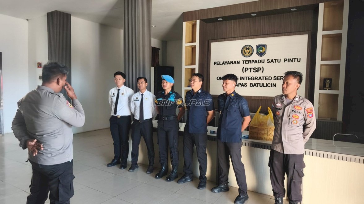 Perkuat Sinergi Pengamanan, Lapas Batulicin Terima Patroli Sambang Polres Tanah Bumbu