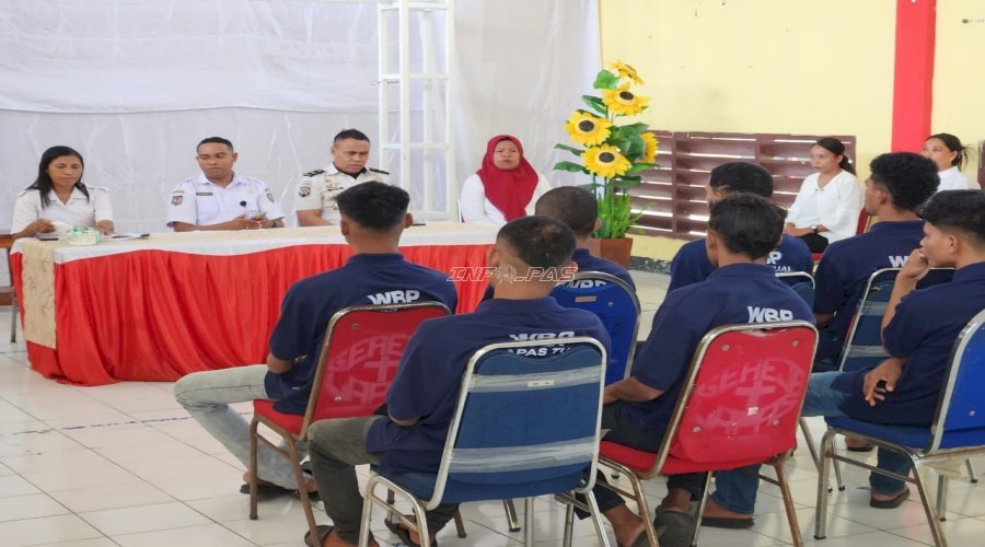Lapas Tual dan SKB Kota Tual Gelar Program Pendidikan Kesetaraan bagi Warga Binaan