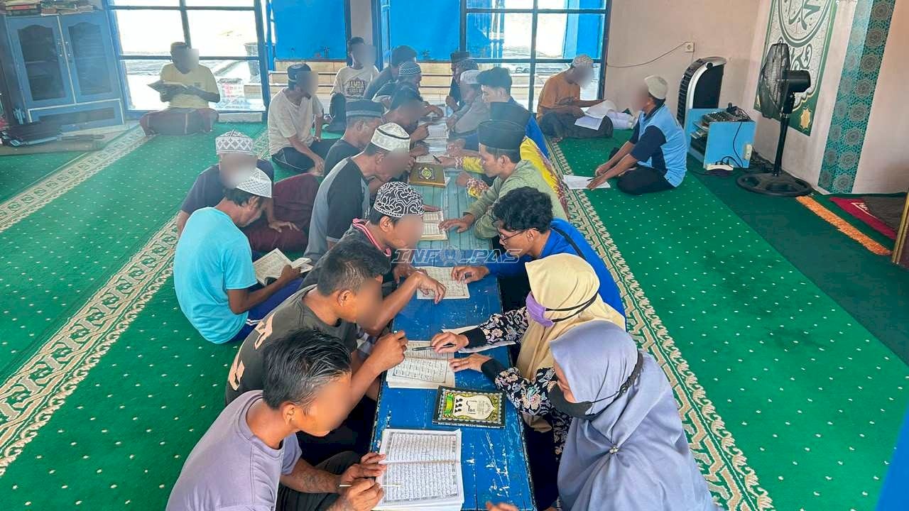 Belajar Tanpa Batas Usia, Warga Binaan Rutan Marabahan Dalami Al-Qur’an