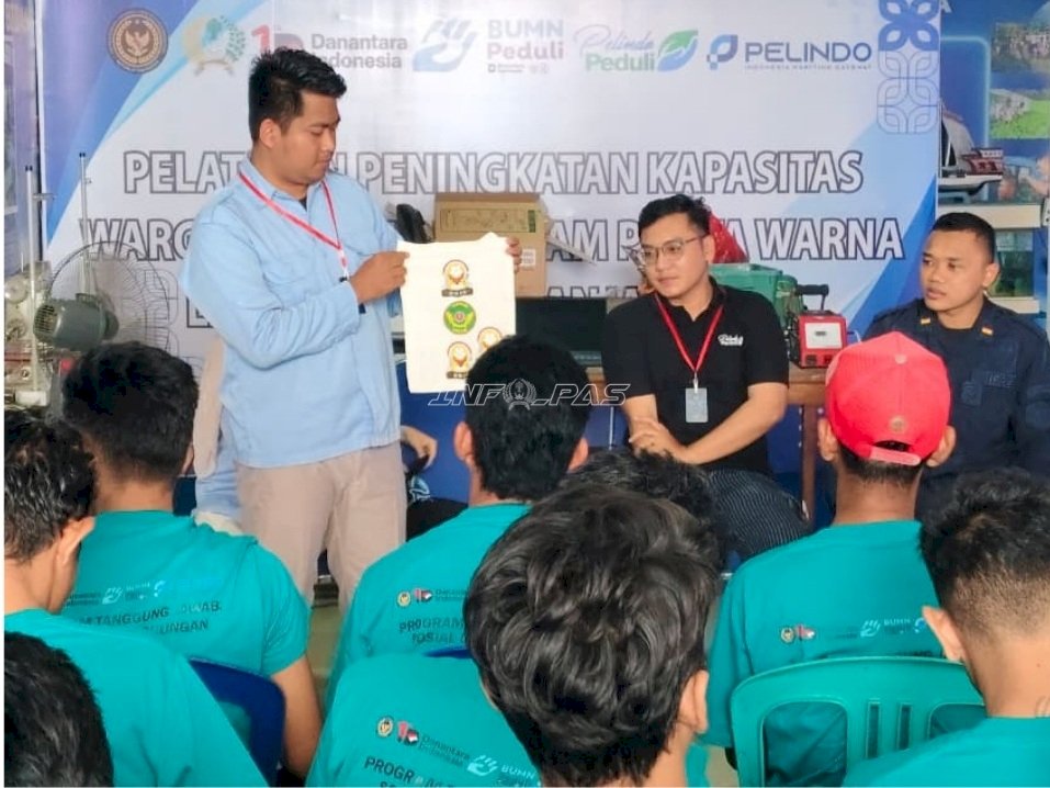 Lapas Banjarmasin Latih Warga Binaan Keterampilan Sablon bersama Pelindo