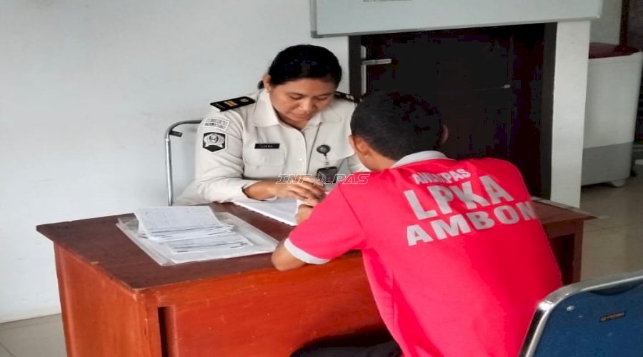 LPKA Ambon Rutin Periksa Kesehatan Anak Binaan, Antisipasi Dampak Cuaca Buruk