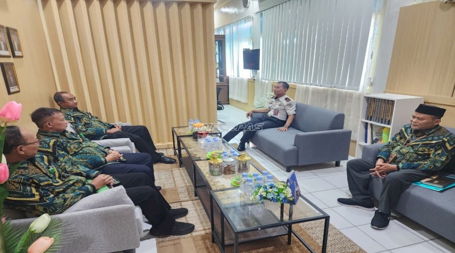 Kanwil Ditjenpas Sulteng Bahas Persiapan Pelaksanaan Sidang Elektronik dengan PT Sulteng