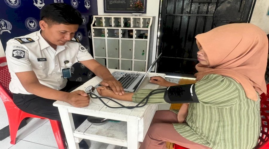 Lapas Wahai Peduli Kesehatan Keluarga Warga Binaan lewat Pemeriksaan Kesehatan Gratis 
