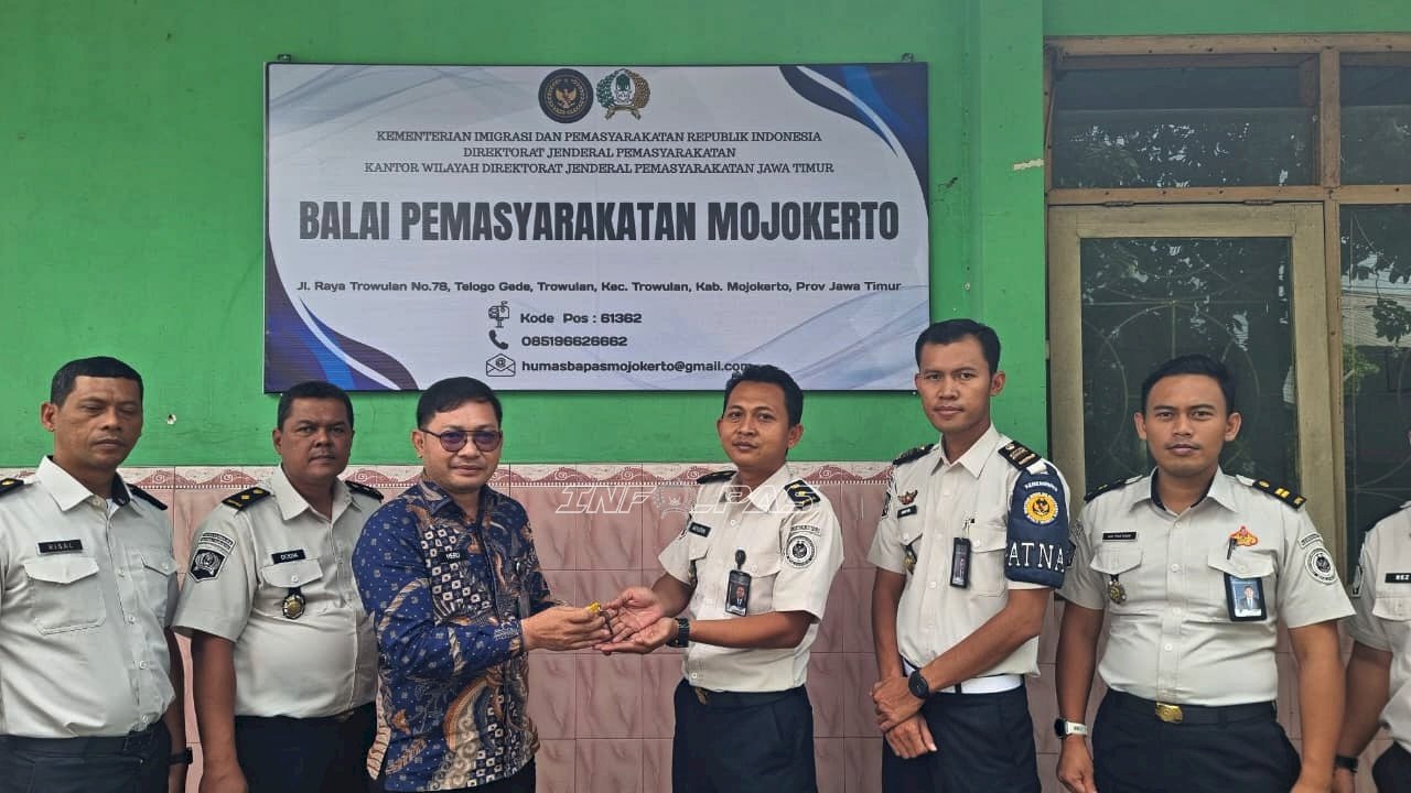 Lapas Mojokerto Resmi Serahkan Pengelolaan Gedung Bapas Mojokerto kepada Bapas Surabaya
