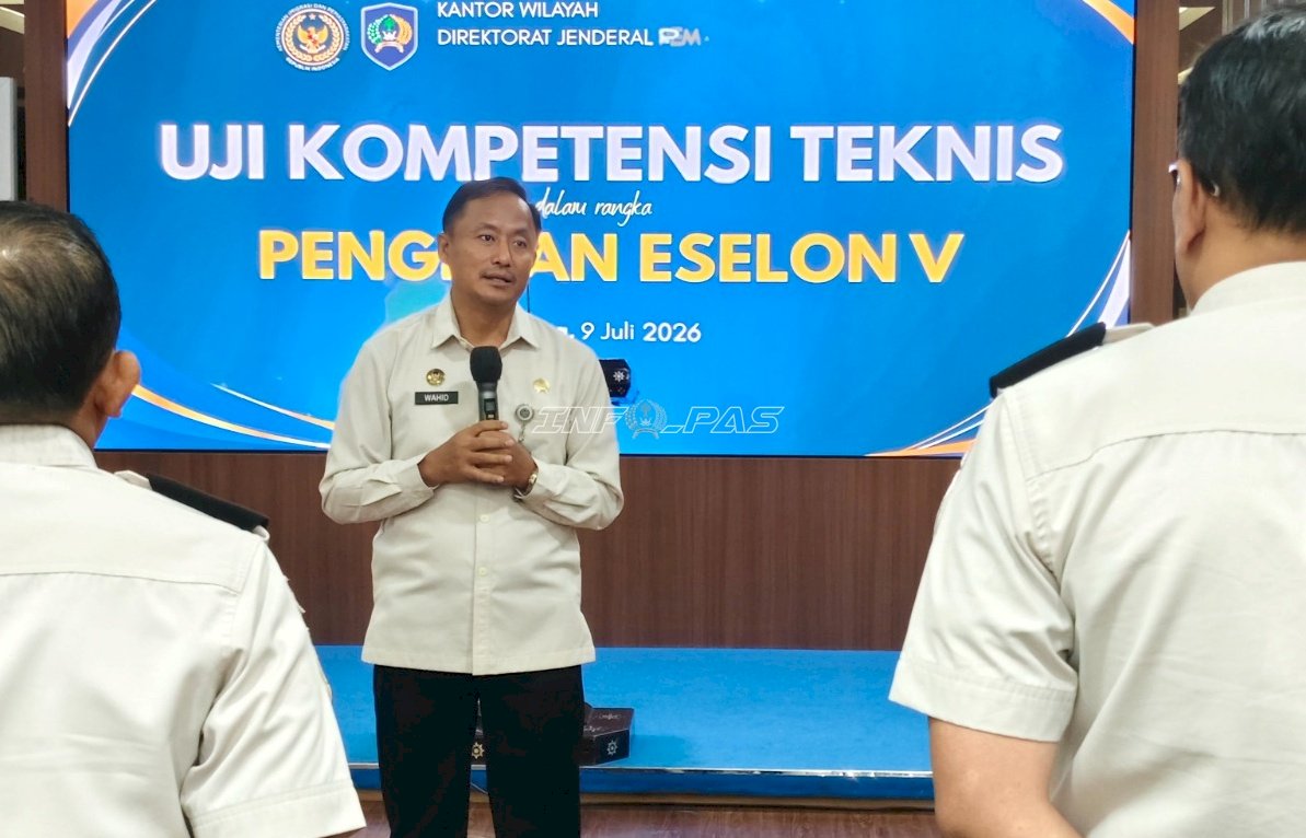 Uji Kompetensi Jabatan Eselon V, anwil Ditjenpas DK Jakarta Siapkan SDM Unggul