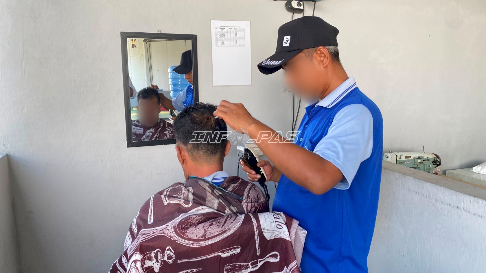 Lapas Tanjung Latih Warga Binaan Terampil melalui Pembinaan Kemandirian Barbershop
