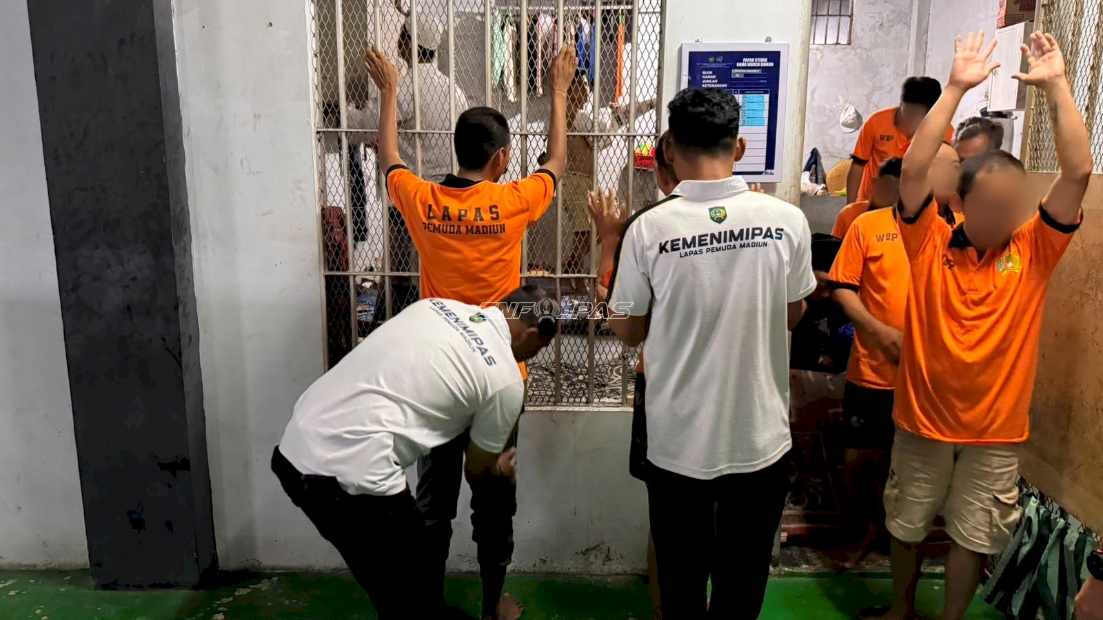 Lapas Pemuda Madiun Gencarkan Razia Insidentil, Wujudkan Lapas Aman dan Tertib