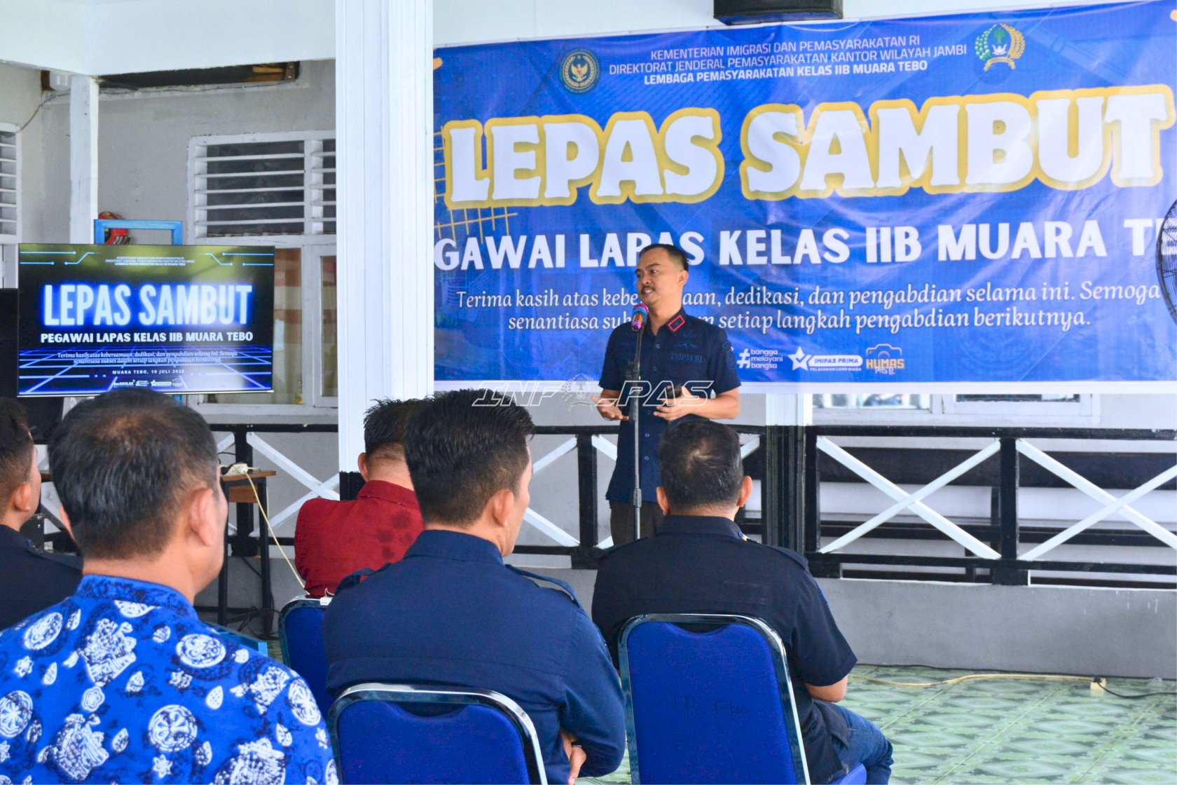 Lapas Muara Tebo Gelar Pisah Sambut Tiga Pejabat Struktural