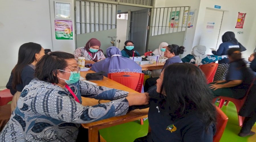 Lapas Perempuan Palu Perkuat Upaya Eliminasi TBC lewat Skrining dan Pemeriksaan Kesehatan Gratis