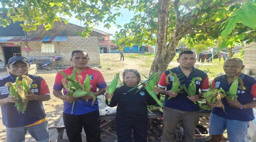 Lapas Wahai Panen 200 Bonggol Jagung, Wujud Nyata Kemandirian Pangan