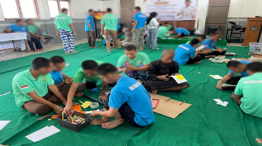 LPKA Palangka Raya dan Satgas PPA Hadirkan Literasi dan Karya, Tumbuhkan Kreativitas Anak Binaan 