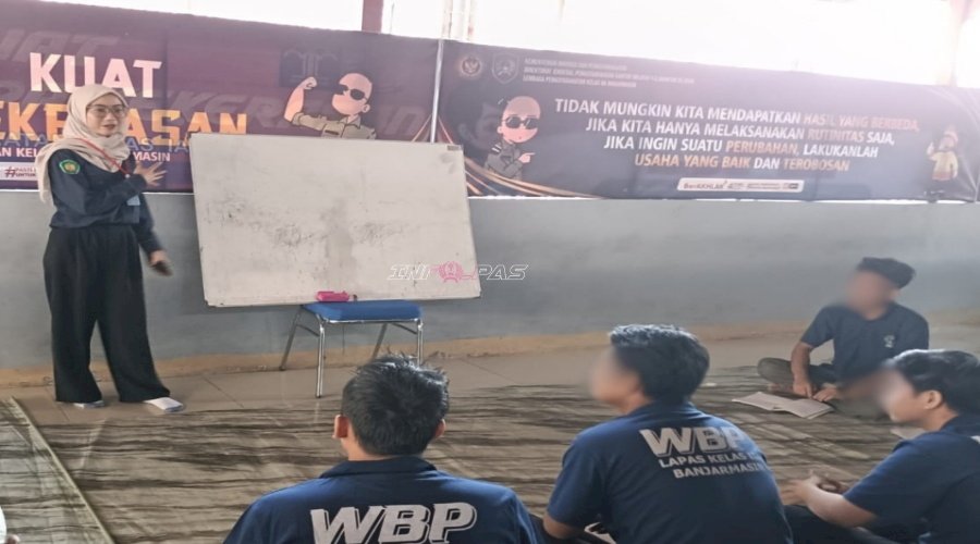 Lapas Banjarmasin Mulai Program Pendidikan Kesetaraan Tahun Ajaran Baru bersama PKBM Azzahra
