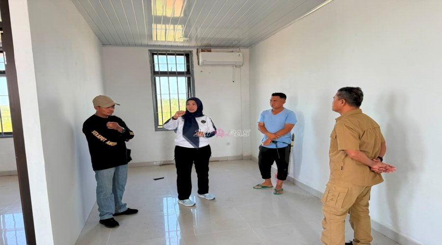 Evaluasi Kesiapan Infrastruktur, Kakanwil Ditjenpas Kep. Babel Tinjau Kondisi Lapas Toboali