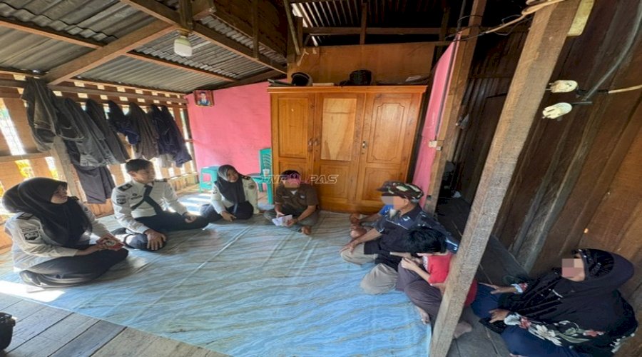 LPKA Palu Antar Langsung Anak Binaan Penerima PB ke Rumah lewat Program M-LABEAN 