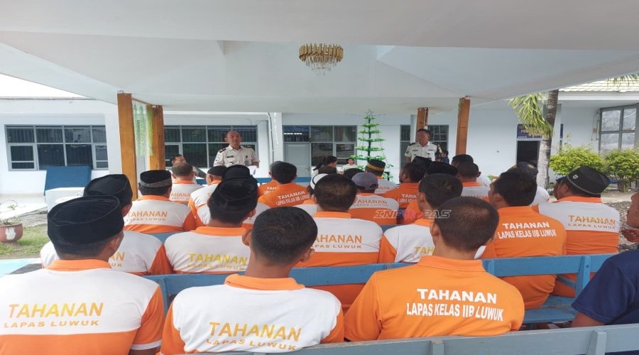Lapas Luwuk Kenalkan Aturan kepada Tahanan Baru lewat Mapenaling