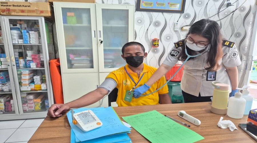 Pastikan Hak Kesehatan Terpenuhi, Rutan Rantau Rutinkan Pemeriksaan Warga Binaan