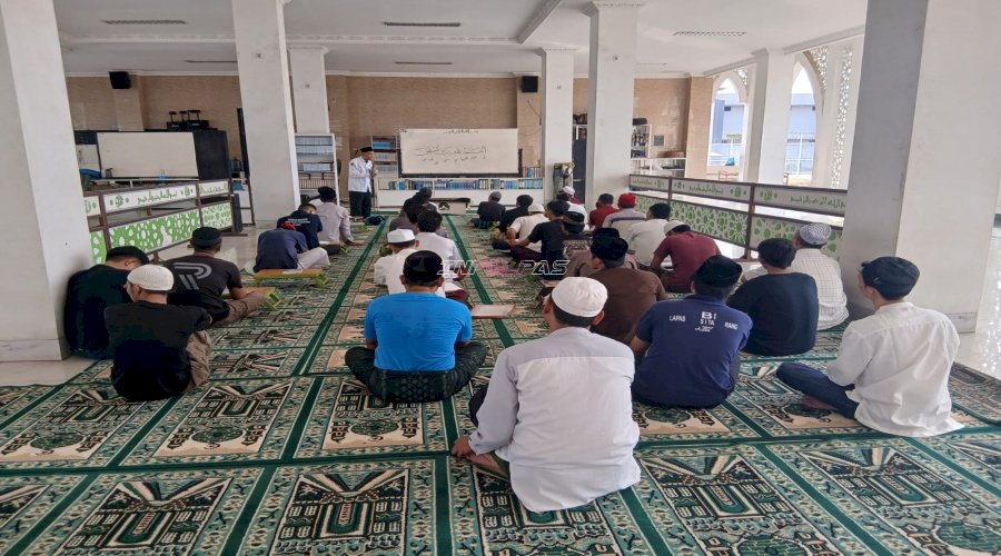 Warga Binaan Lapas Kelas I Tangerang Perkuat Keimanan melalui Pembinaan Rohani Islam