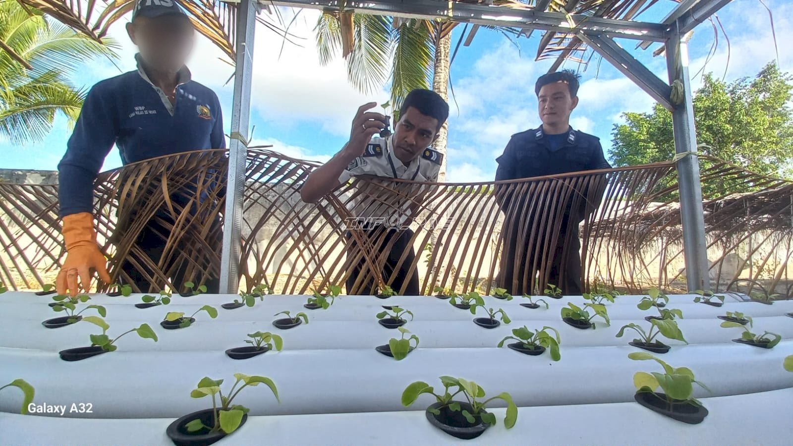 Lapas Geser Tinjau Penyajian Makanan dan Kebun Hidroponik Warga Binaan