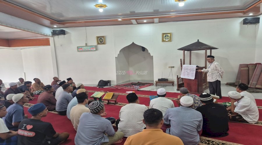 Perkuat Pembinaan Keagamaan, Lapas Muara Tebo Gelar Program Belajar Mengaji bersama BAZNAS Kab. Tebo
