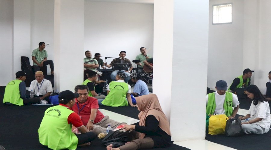 Lapasta Band Hadirkan Hiburan dalam Layanan Kunjungan, Wujudkan Pelayanan Humanis di Lapas Kelas I Tangerang