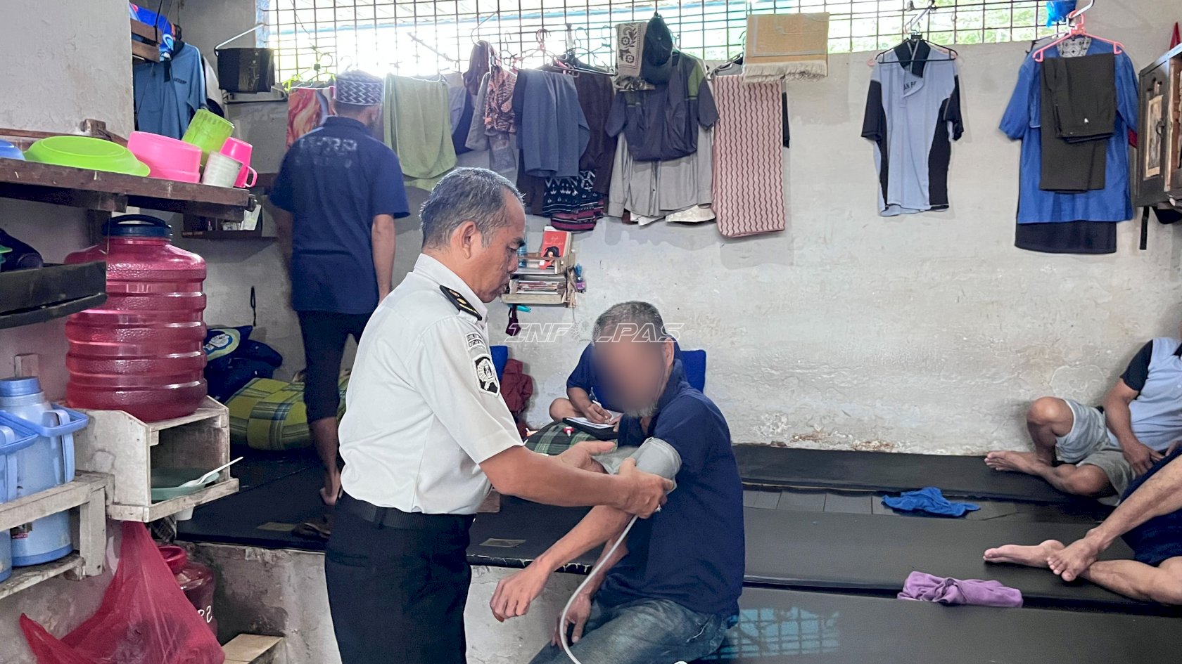 Sapa Kasih, Rutan Barabai Pantau Kesehatan, Keamanan, dan Kebersihan Warga Binaan