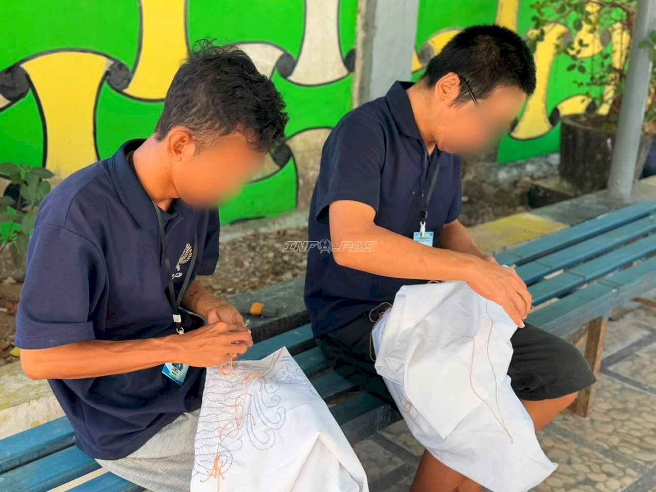 Warga Binaan Lapas Narkotika Karang Intan Asah Keterampilan Membatik Sasirangan