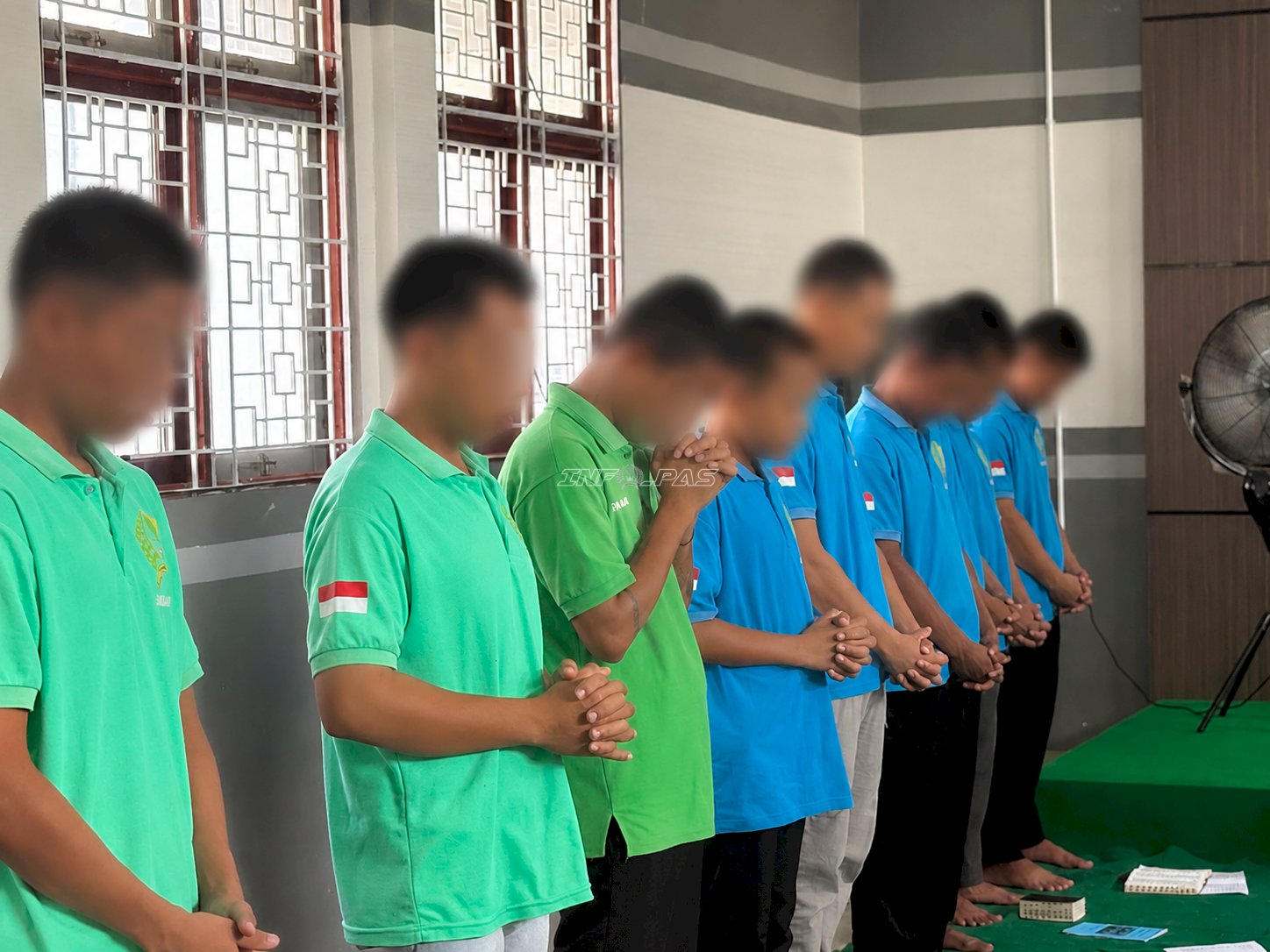 Ibadah Rutin Perkuat Pembinaan Rohani Anak Binaan LPKA Palangka Raya