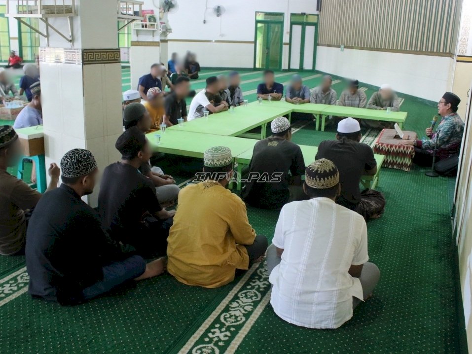 Lapas Banjarmasin Tanamkan Tanggung Jawab lewat Tausiah Haji dan Umrah