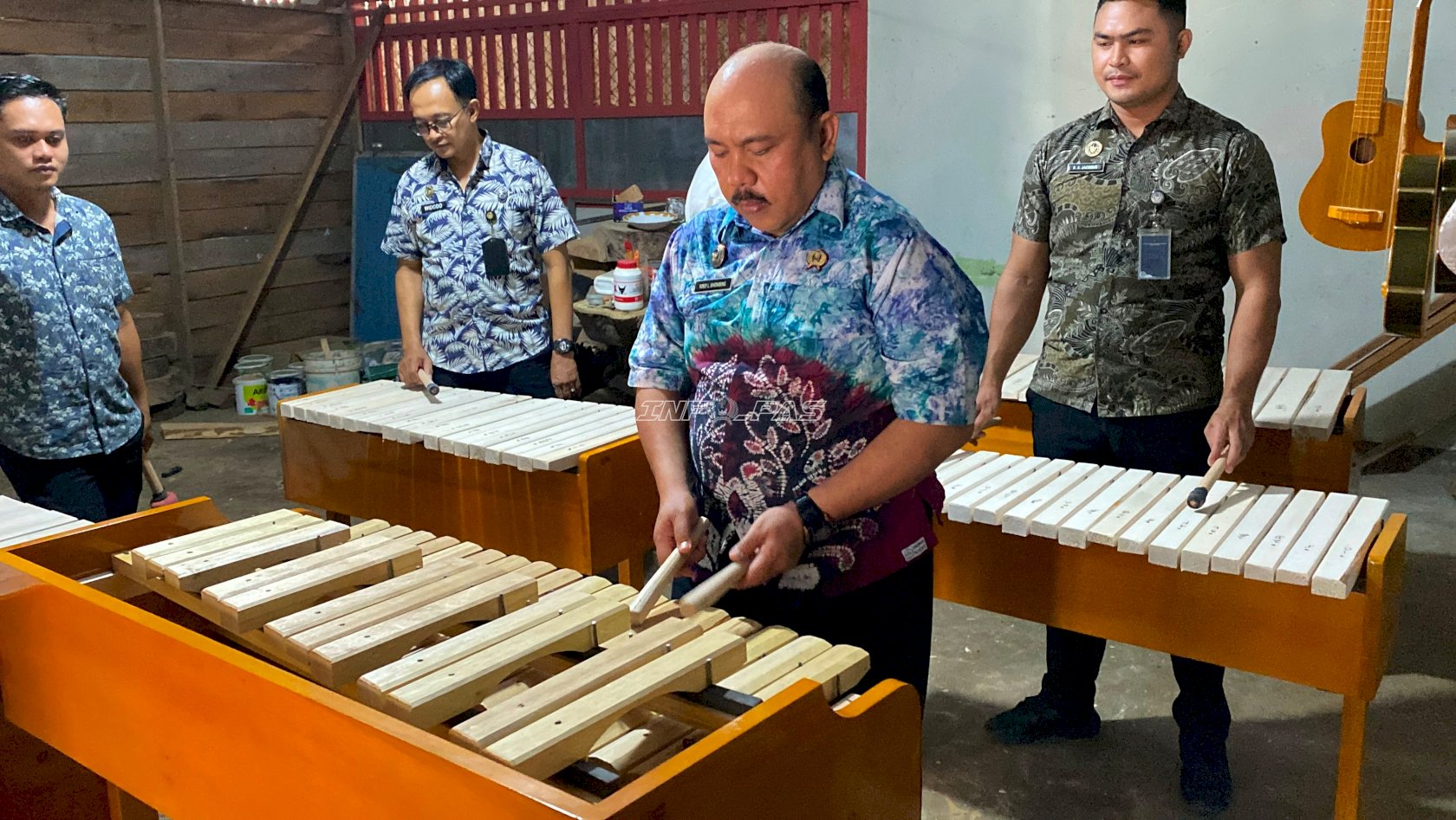 Selain Keroncong dan String Bass, Warga Binaan Lapas Tahuna Juga Mahir Buat Alat Musik Kolintang