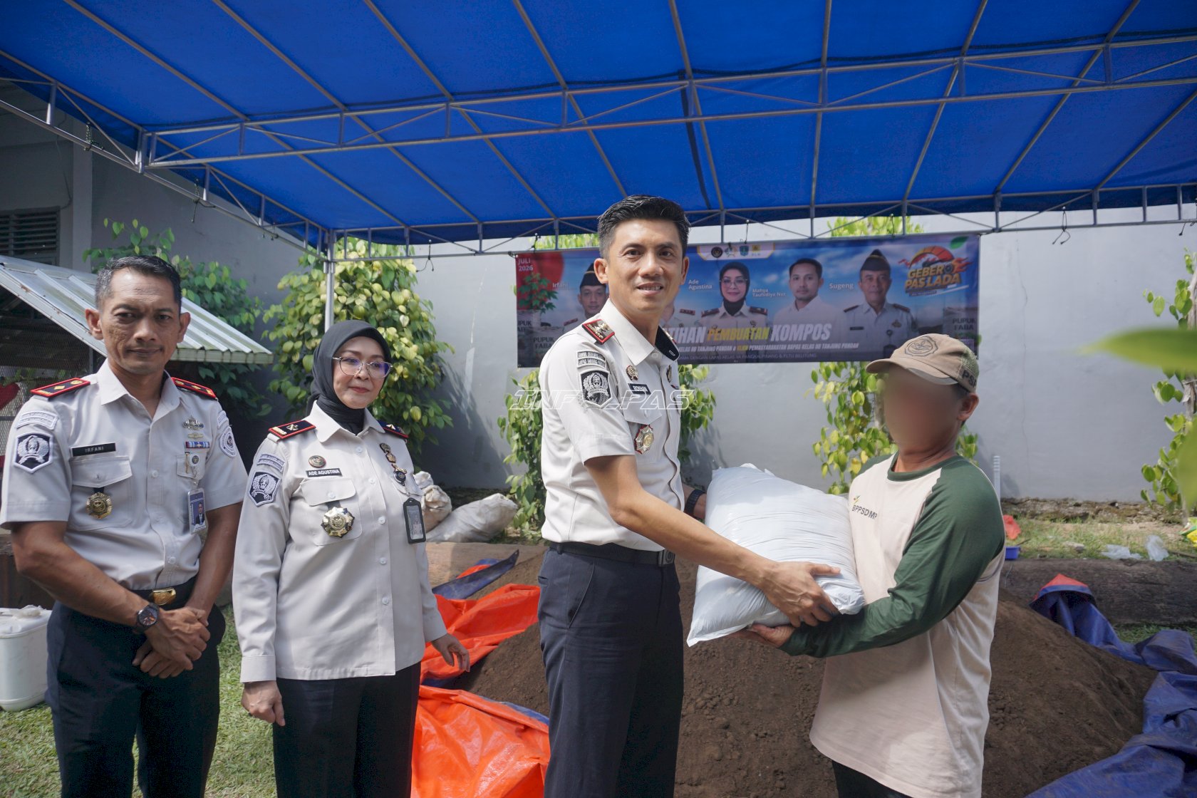 Lapas Tanjungpandan Kembangkan Keterampilan Warga Binaan melalui Pelatihan Kompos FABA