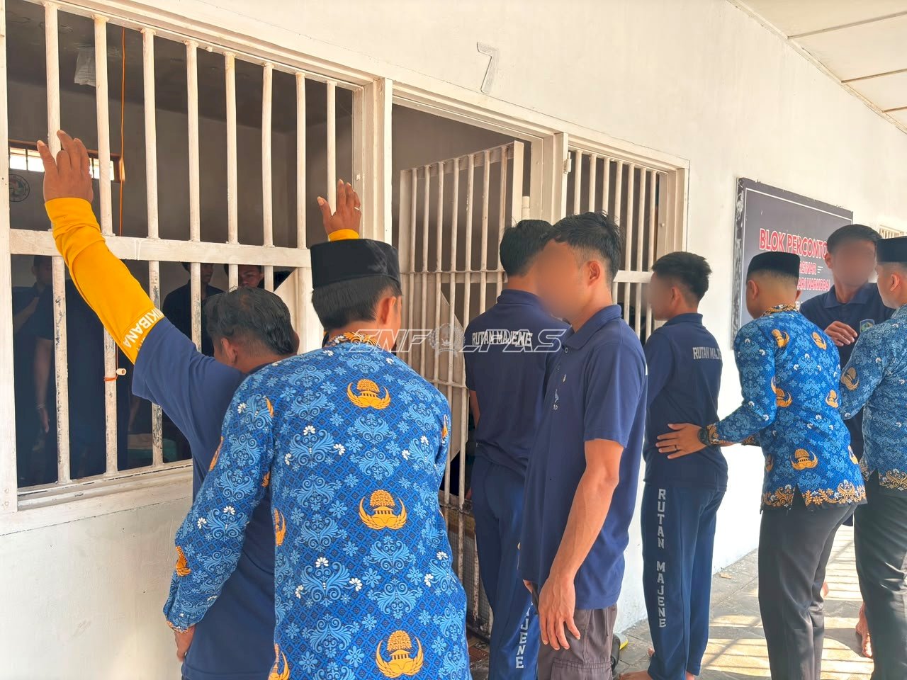 Rutan Majene Rutin Geledah Blok Hunian, Pastikan Bersih Barang Terlarang