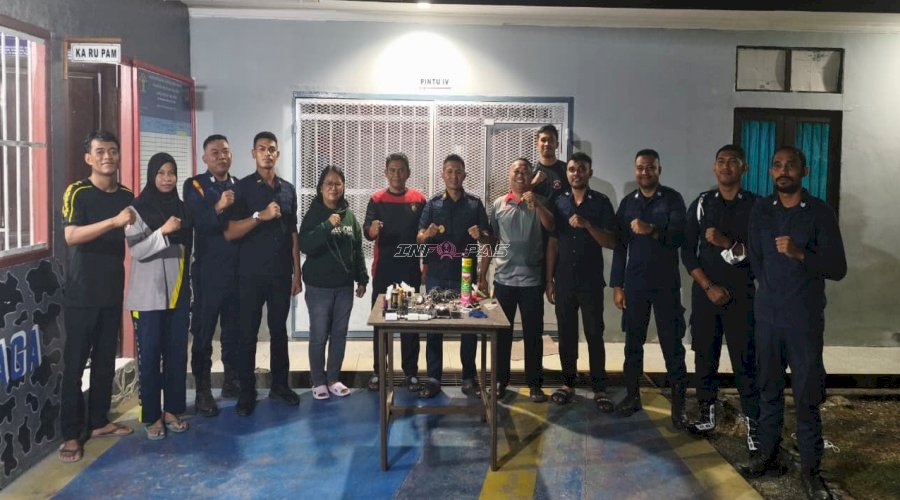 Perkuat Deteksi Dini Gangguan Kamtib, Lapas Piru Gelar Razia Insidentil
