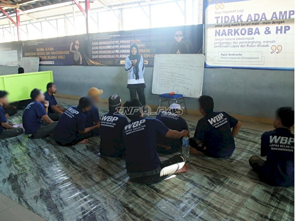 Penuhi Hak Pendidikan, Lapas Banjarmasin Lanjutkan Program Kesetaraan bersama PKBM Azzahra