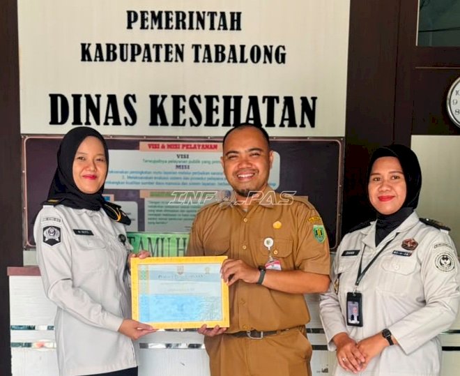 Lapas Tanjung Raih Penghargaan Pelaporan Tuberkulosis Tingkat Provinsi