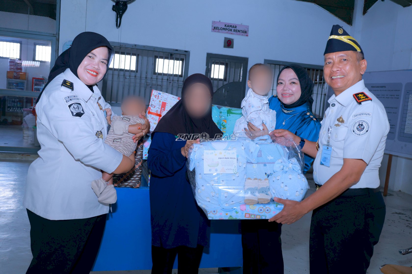 Terima Kunjungan Kakanwil, Rutan Perempuan Surabaya Tampilan Pemenuhan Hak Anak dan Pembinaan