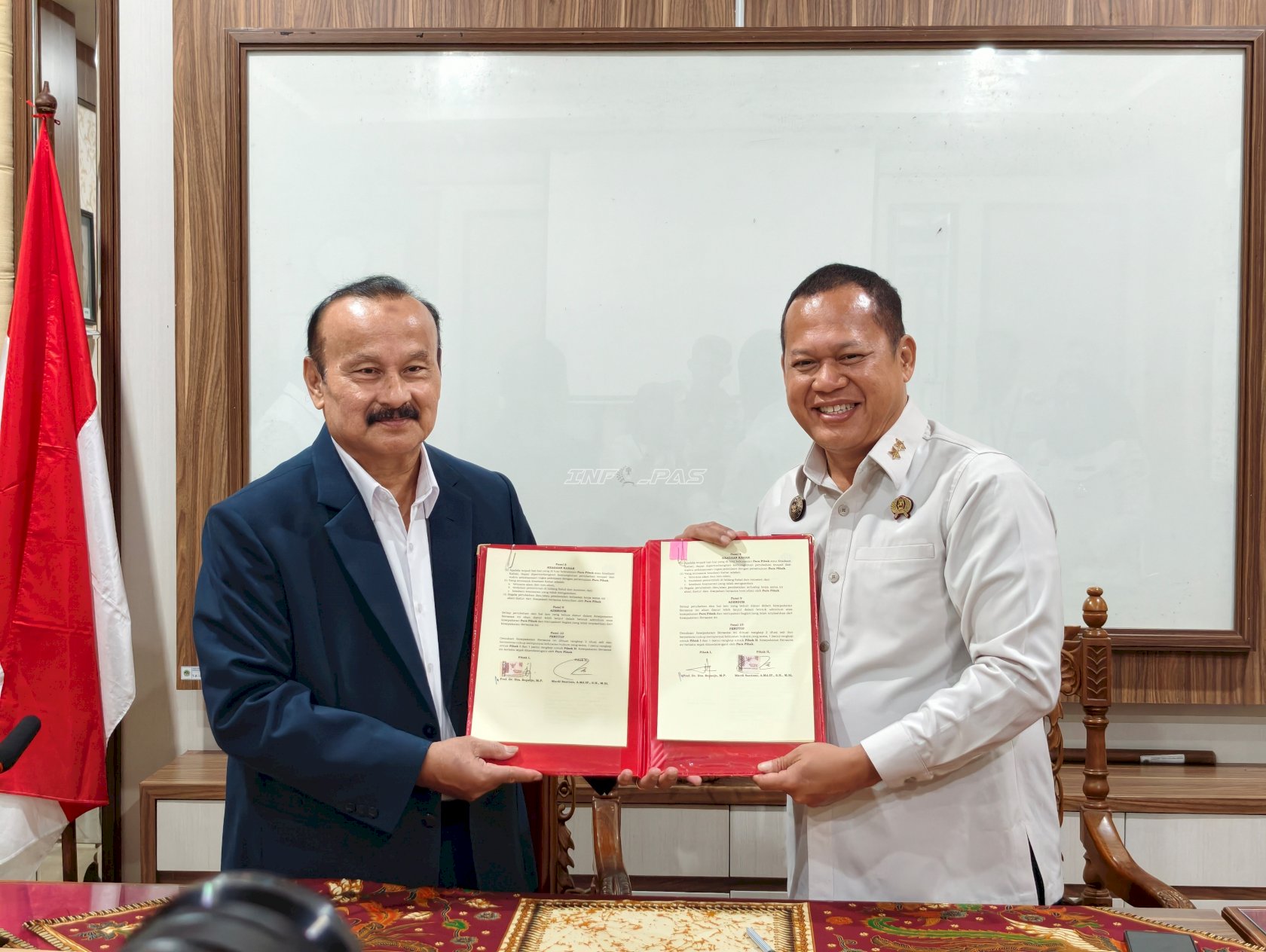 Kolaborasi untuk SDM Berkualitas, Kanwil Ditjenpas Jateng Teken MoU bersama UNTAG Semarang