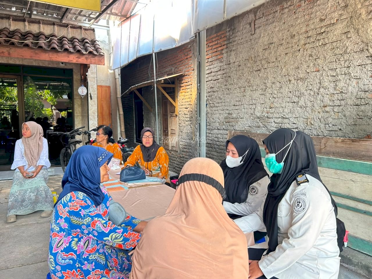 Dukung Pelayanan Kesehatan Dasar Masyarakat, Lapas Purwodadi Berpartisipasi dalam Pelayanan Posyandu