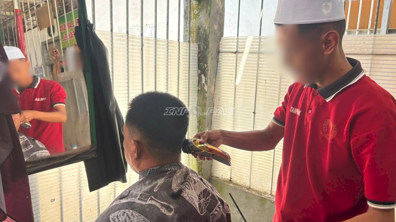 Rutan Rantau Asah Keterampilan Warga Binaan melalui Pelatihan Potong Rambut