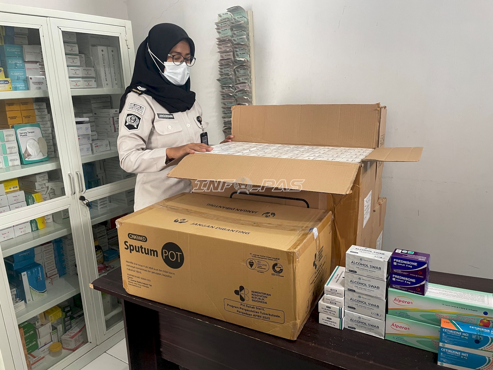 Perkuat Layanan Kesehatan, Rutan Perempuan Surabaya Terima Bantuan Obat dari Dinkes Sidoarjo