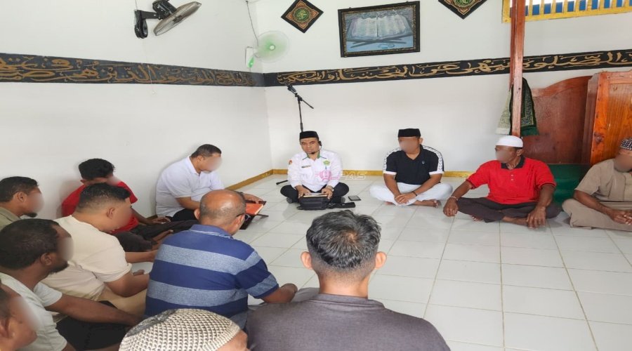 Lapas Tual Gandeng KUA Kei Kecil Gelar Pembinaan Rohani Warga Binaan