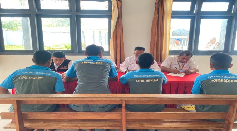 Dukung Pendataan Nasional, Warga Binaan Lapas Saumlaki Ikuti Sensus Ekonomi 2026