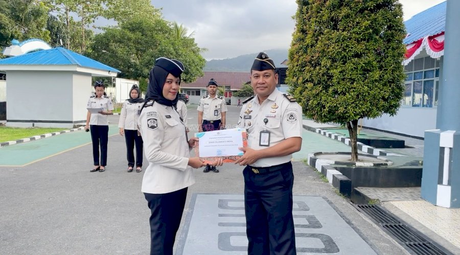  Penghargaan Petugas Teladan, Komitmen Rutan Ambon Bangun Budaya Kerja Berkualitas